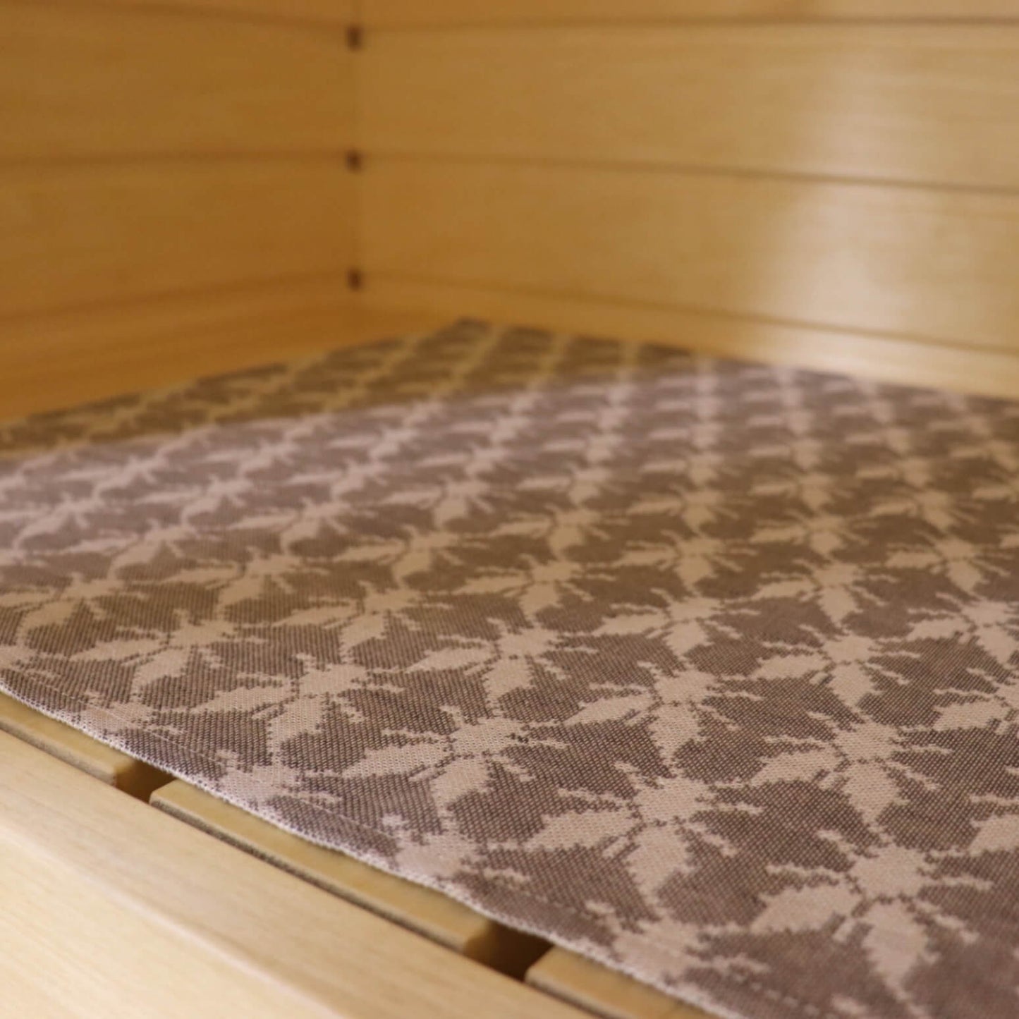 Saunabank-Sitzauflage 50 x 145cm - Hiiumaa Fliegenmuster