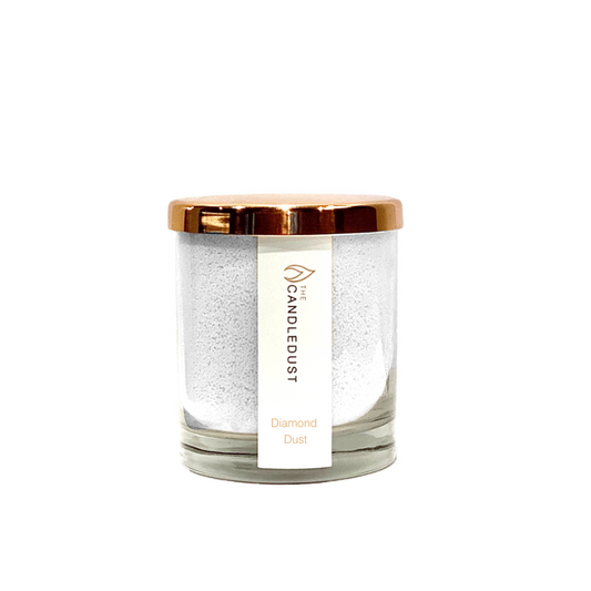 Pulverkerze im Glas - Diamantstaub 160g