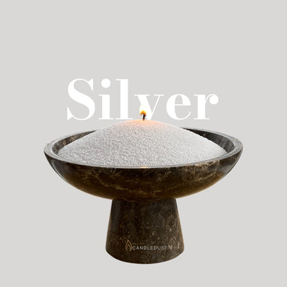 Powdered Candle Refill Kit – Unscented Silver, 330g